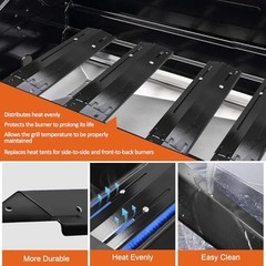 Universal Adjustable Heat 5-Pack Adjustable Heat Plates (Porcelain Steel)