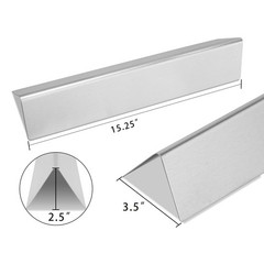 Grill Replacement Parts 7635 for Weber Spirit, Flavorizer Bars 15.3 Inch Flav…