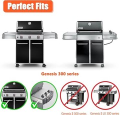 QuliMetal Stainless Steel Warming Rack for Weber Genesis 300 Series (2007-2016)