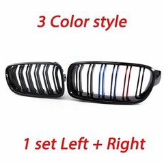 F30 Front Kidney Grille Replacement F30 (2012-2018) Double Slats / M Color