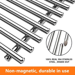 304 Stainless Steel Grill Grates 17.5in Fits Spirit Genesis 300 Series
