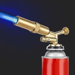 Portable Gas Canister Ignition Torch Head Adjustable Flame Size for Bbq Grill…