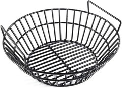 Charcoal Ash Basket for Kamado Classic, Pit Boss… Heavy Duty Porcelain Steel