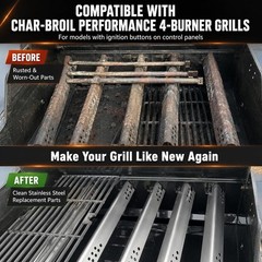 Charbroil Performance 4-Burner Grill Replacement Parts Set