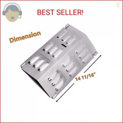 Stainless Steel Grill Flavorizer Bar Replacement for Weber 9201 and Gas Go-Anywh