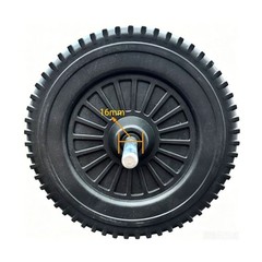 BBQ Wheel 7 Inch with 16mm Center Hole for Lightweight Handling and Secure Fit