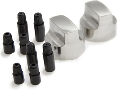 Chrome Look Control Knobs for Large D Shaped Valve Stems