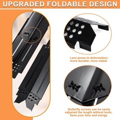 Universal Adjustable Heat Plate Shield, Burner Cover for Gas Grill Char-Broil…