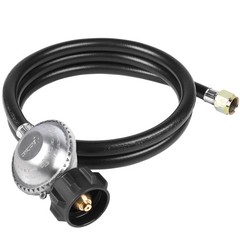 2Ft/5Ft Gas Pit Propane Regulator and Hose Kit Propane Gas Pit Grill Hose QCC-1