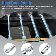 Grill Replacement Parts for Char-Broil Performance 6-Burner 463229521, 463229021