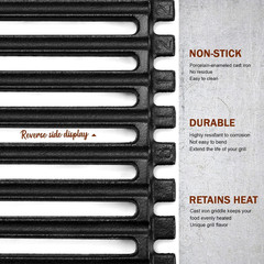 Grill Grates G466-0025-W1A G474-0017-W1 3pk Charbroil Tru-Infrared 463242516 BBQ