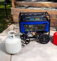 Two Stage Propane Regulator with Gauge, RV Gas Regulator with POL Inlet X 3/8″ F