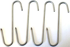 Stainless Meat Hooks, Smoker Hook, 7″, 4 Pack