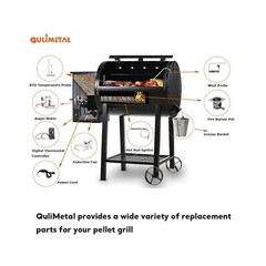 QuliMetal Replacement Parts Grill Induction Fan Kit for All Pit Boss & Traege…