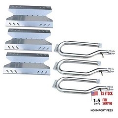 Kit DG187 Replacement for Members Mark BQ05046-6, BBQ SS Burner + SS Heat Plate