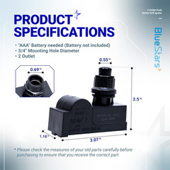 Gas Grill Ignitor 2 Outlet Electronic for Broil King BBQ Pro Charbroil Kenmore