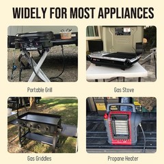 7 Feet Propane Quick Connect Hose for RV to Gas Grill