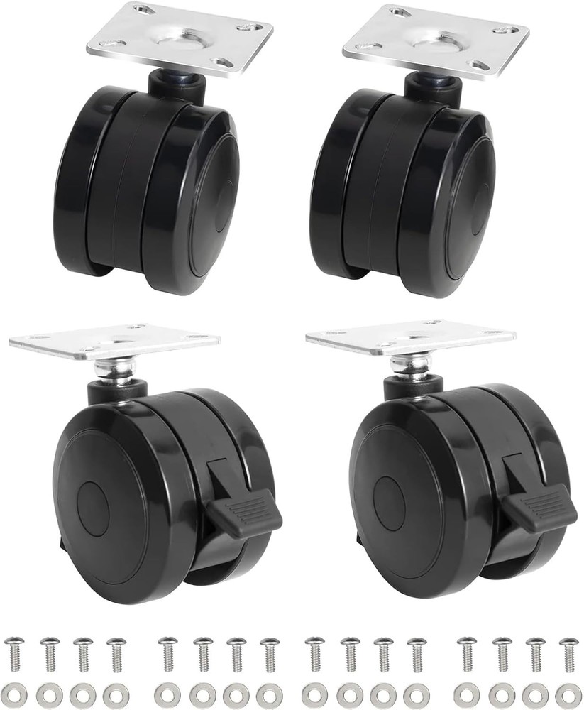 4 Pack 69828 69827 Locking Caster for Weber Spirit 200/300 Series Grills Mode…