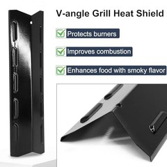 Grill Heat Tent Plate Shields Replacement for Kenmore 146.34611410, 4-Burner