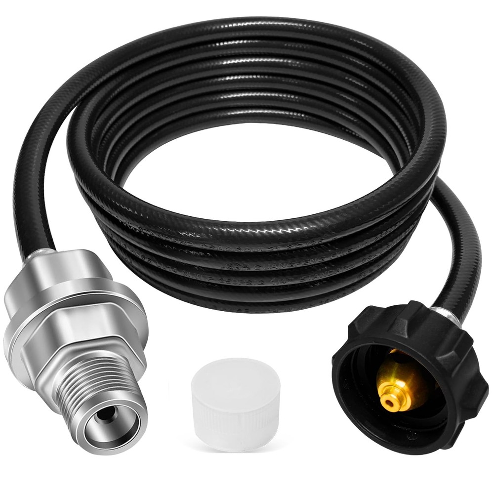 Propane Fuel Filter F273699 with 12 FT Propane Hose for Portable Propane Heater,