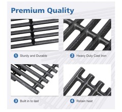17 X 8 3/4 Cast Iron Cooking Grate Fits Charbroil Commercial 463644220 463632320