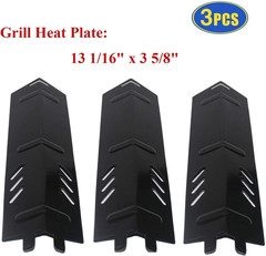 Grill Heat Plate Replacement for Backyard Grill Porcelain Steel Burner Cover