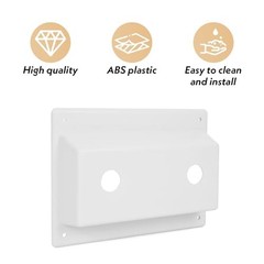 Faucet Stand Off Bezel Faucet Cover for RV Camper Trailer Shower Plate White