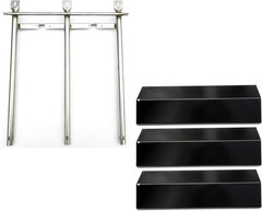 Grill Burner Heat Plate Kit Fits Sonoma CGR27 CGR30 Stainless Burner Heat Tent