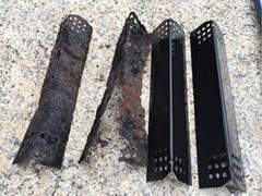 14 9/16″ Nexgrill Heat Plates – 4-Pack, Durable Porcelain Steel Replacement