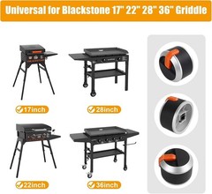 Gas Griddle Grill Orange Knobs Replacement for Blackstone 1666 1517 1554 1825…