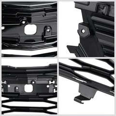 Full Glossy Black Honeycomb Bumper Grille Compatible With 2022-2023 Equinox