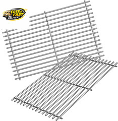 2Pack 19.5” Stainless Steel Cooking Grill Grates Replacement for Genesis 300 Se