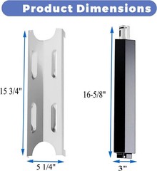 Replacement Burner & Plate Set for Master Forge BG1793B-A