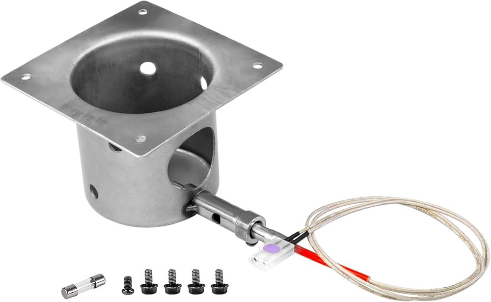 Fire Burn Pot and Hot Rod Ignitor Kit Replacement Parts for Traeger & Pit Boss