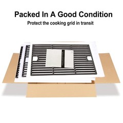Stainless Steel Grill Parts Kit for 6 Burner Gas Grill – Burners, Heat Plates &