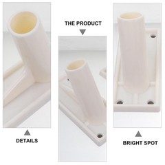 3pcs Flag Pole Holder Wall Mount Flag Stand Flag Pole Mounting Bracket Adhesi…