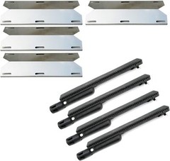 Kit Dg224 Stainless Steel Heat Plate Shield And Cast Iron Burner Re