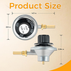 Gas Grill Regulator Control Valve 205-REG for Masterbuilt Smoke Hollow 205 FM205
