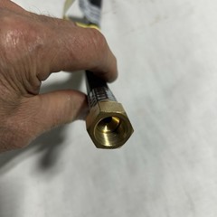 71169-12 12in Propane 3/8in ID Hose Assembly (3/8in Female Flare x 3/8in F Flare