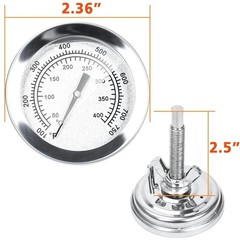 2” Temperature Gauge for Char Griller Replacement Parts, for Chargriller 5050 5