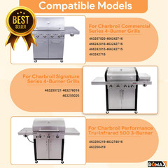 Char-Broil Tru-Infrared Replacement Cooking Grates & Emitter Plate Kit 17″ x 9.5