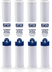 Optipure 20″ Carbon Block Filters – 4-Pack Replacement for Whole House Systems
