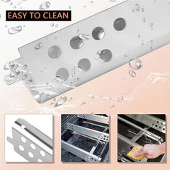 Grill Burner Tubes Heat Plates Crossover Kit Stainless Steel For Performance 5 B