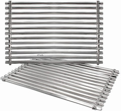 Grill Cooking Grid Grates 2-Pack 15″ 304 Stainless Steel for Weber Spirit E210