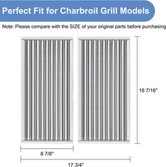 Grill Emitter Plates for Charbroil Commercial Tru-Infrared 463241314 463268008 4