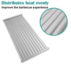 EasiBBQ Emitter Plates for Charbroil Grill 463242515, Plates, Sliver
