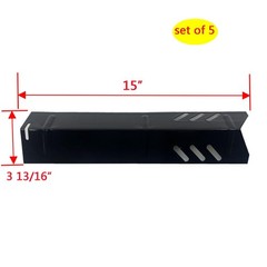Parts DP115 (5-pack) Grill Heat Plates Shield Burner Covers 15 x 3 13/16″ Rep…