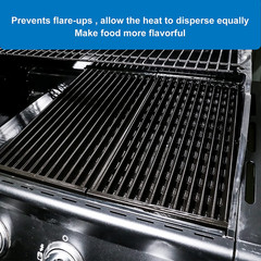 G460-0500-W1 Grill Grates for Char-Broil Tru-Infrared 2-Burner 463633316 | Repla