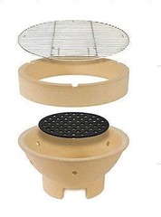 9 Inches BBQ High Heat Cast Iron Fire Grate Fits for Large Kamado Grill Green…
