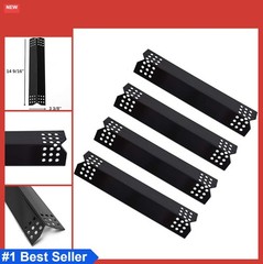 Gas Grill Heat Plates Porcelain Steel Set 4 Pack 14.56×3.38 Replacement for